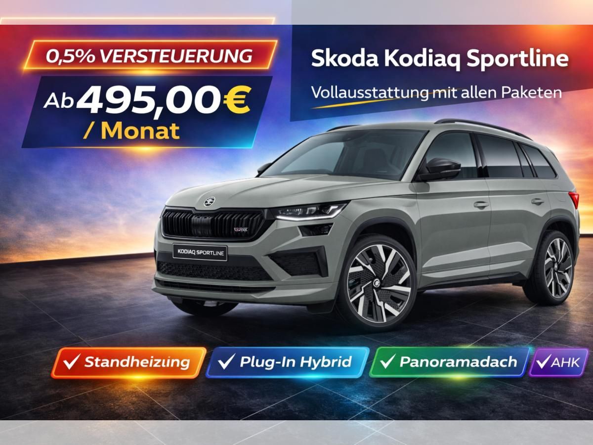 Skoda Kodiaq Sportline Plug-In 0,5% Alle-Pakete|AHK|20