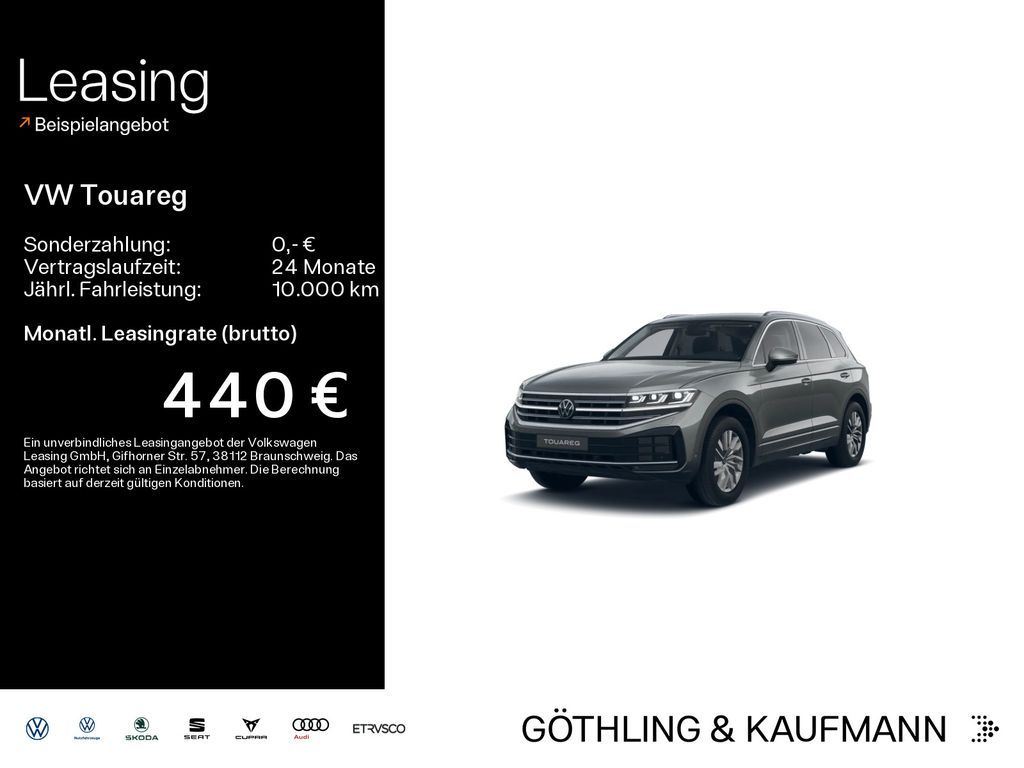 Volkswagen Touareg Elegance 4M 3.0 TDI*NAVI*AHK*LUFT*LEDER* Leasing