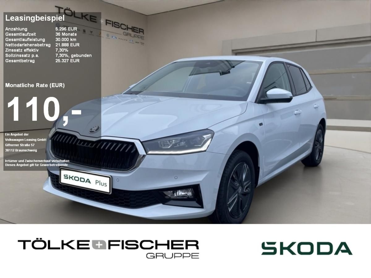 Skoda Fabia 1.0 TSI Tour SOFORT VERFÜGBAR! ACC Kamera DynLicht LED Leasing