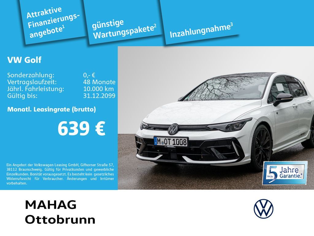 Volkswagen Golf VIII R 2.0 TSI 4 Mot Black Edition Leder AH Leasing