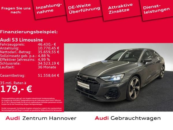 Audi S3 Limousine 2.0 TFSI Matrix Pano Kamera Leasing