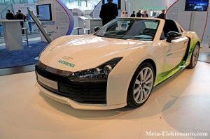 Elektroauto Tesla Roadster.