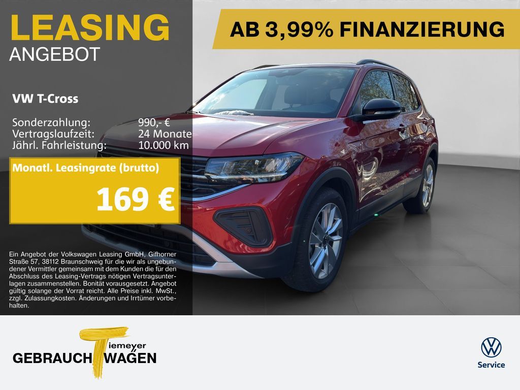 Volkswagen T-Cross 1.0 TSI DSG GOAL LM17 ACC PRIVACY APP-CO Leasing