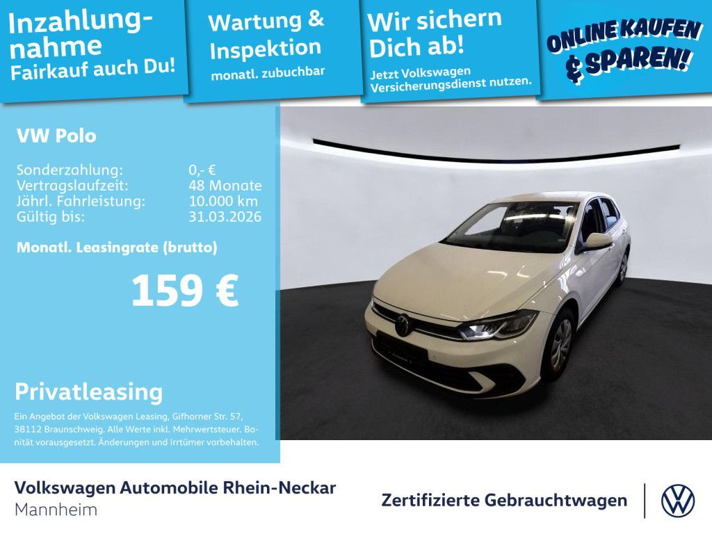Volkswagen Polo 1.0 TSI Life Navi Kamera LED uvm Leasing