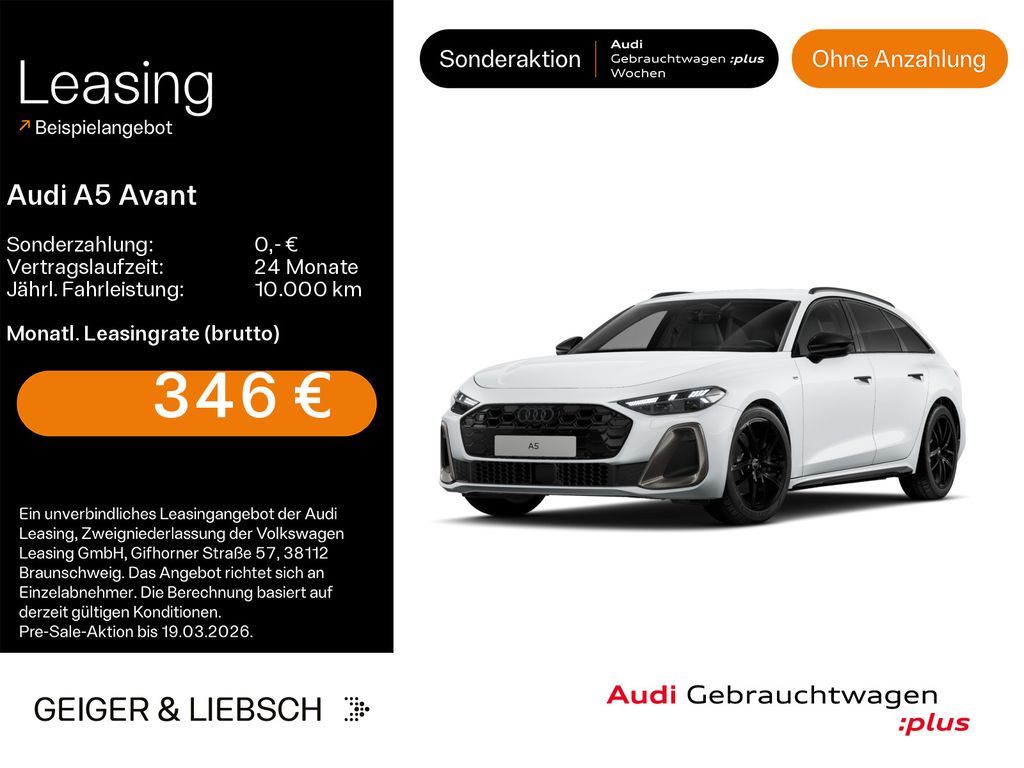 Audi A5 Avant TFSI quattro S-LINE*EDITION-ONE*NAVI*MA Leasing