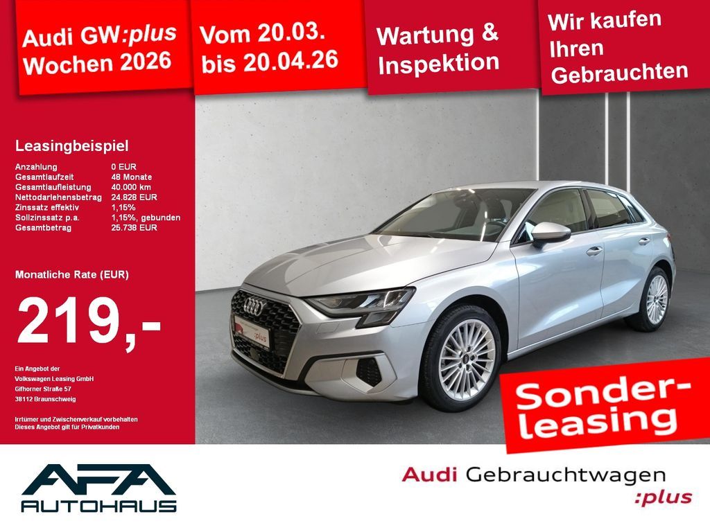 Audi A3 Sportback 35 TFSI Advan. Smart.Int*PDC*GRA*SH Leasing