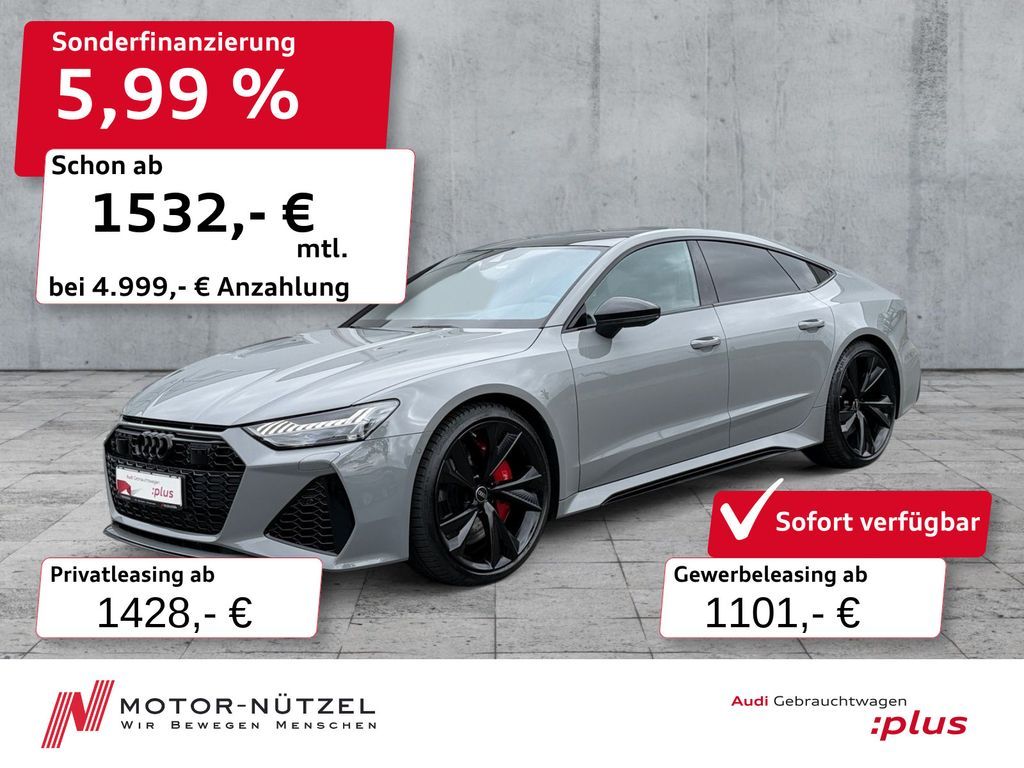 Audi RS 7 Sportback TFSI QU MATRIX+HuD+B&O+PANO+360° Leasing