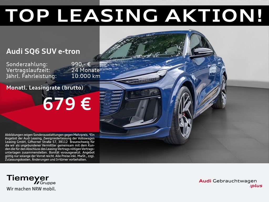 Audi SQ6 e-tron Q EDT ONE PANO HuD BuO LUFT AKUSTIK L Leasing