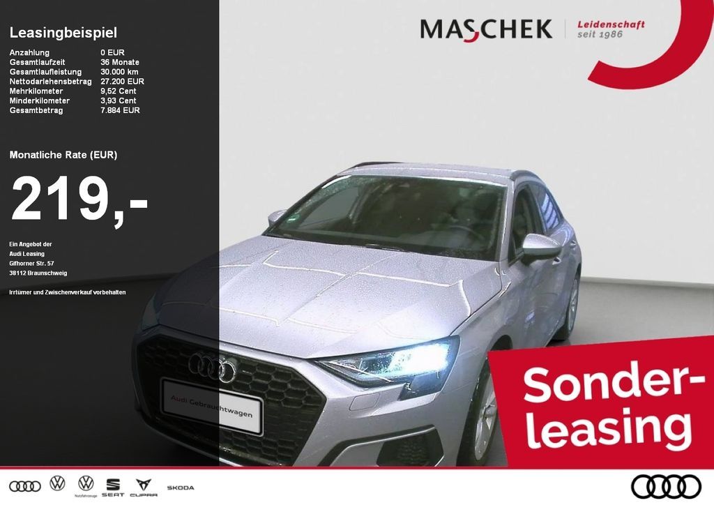 Audi A3 Sportback 30 TDI VCplus Standh Naviplus Parka Leasing