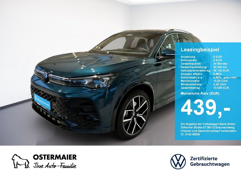 Volkswagen Tiguan R-LINE 2.0TSI 265PS DSG 4M ACC.5J-G.AHK.S Leasing