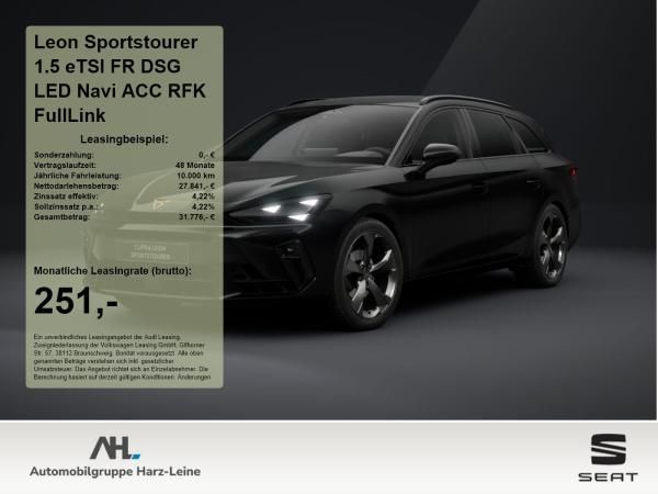 Seat Leon Sportstourer 1.5 eTSI FR DSG LED Navi ACC RFK FullLink Leasing