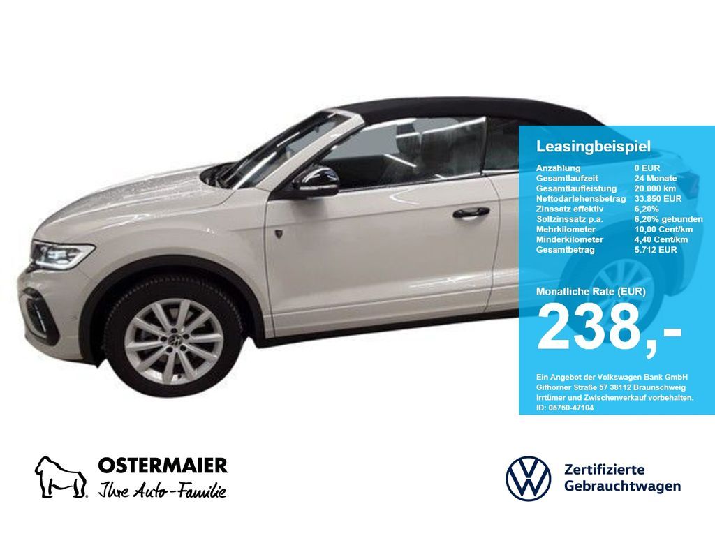 Volkswagen T-Roc Cabriolet R-LINE EDITION KARMANN 1.5TSI DS Leasing