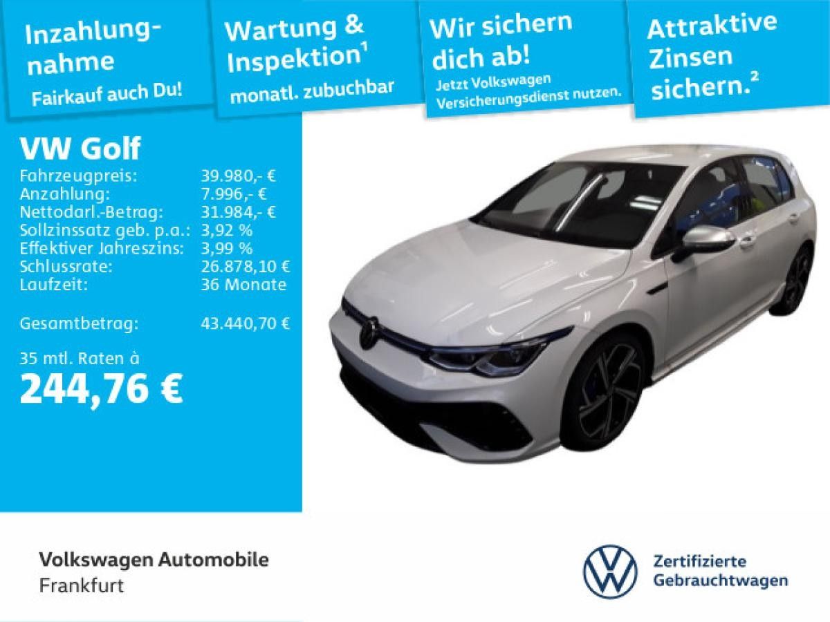Volkswagen Golf VIII 2.0 TSI DSG R 4Motion Navi LED Heckleuchten DAB+ Leasing