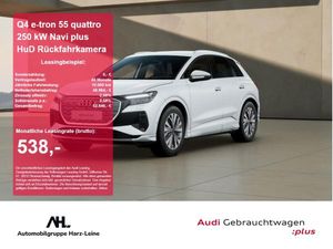 Audi Q4 e-tron 55 quattro Navi plus HuD Rückfahrkamera