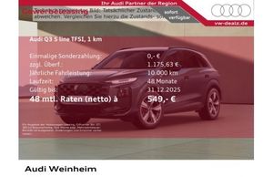 AUDI Q3 SUV TFSI 110 kW S tronic NAVI ALU 19" LED DAB - Leasing