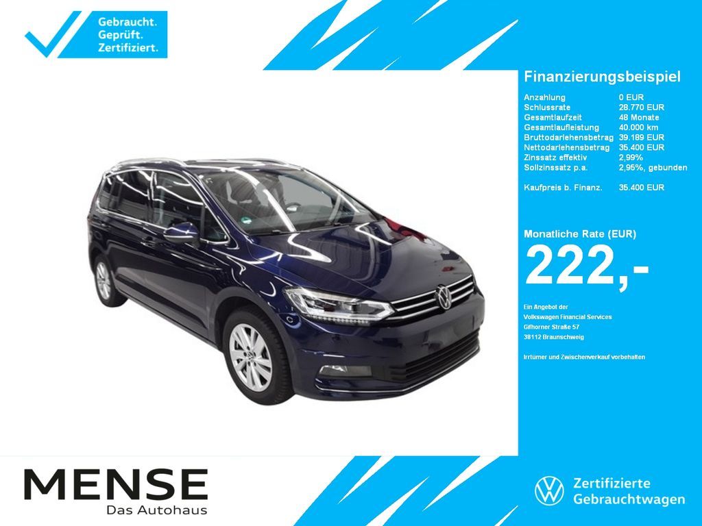 Volkswagen Touran 2.0 TDI DSG Highline CarPlay|AHK|Pano|SD Leasing