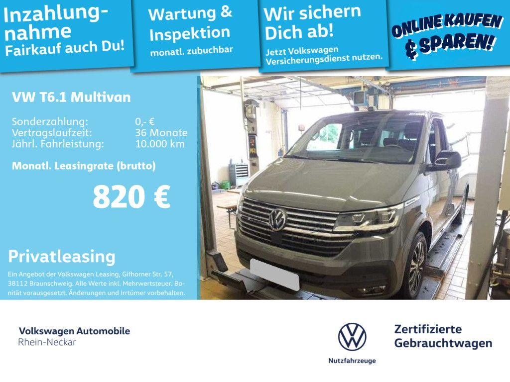Volkswagen T6.1 Multivan 2.0 TDI Edition LED Automatik Navi Leasing