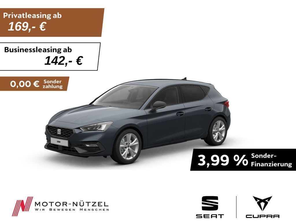 Seat Leon 2.0 TDI DSG FR-LINE LED+NAV+APP+ACC+SHZ+RFK Leasing