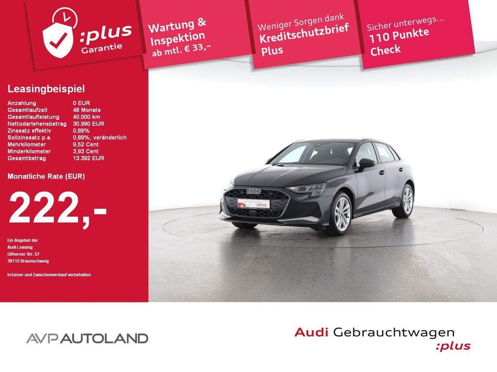 Audi A3 Sportback 35 TFSI advanced *AHK inkl. WKR Leasing