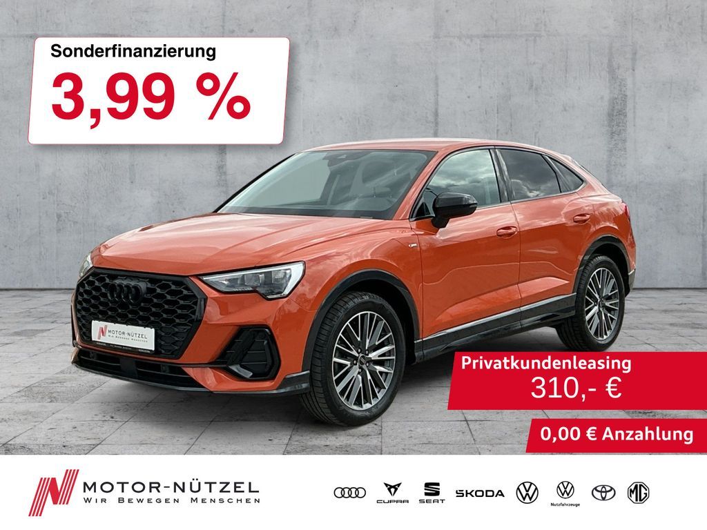 Audi Q3 Sportback 35 TFSI S-TR S-LINE 5JG+LED+NAV+AHK Leasing