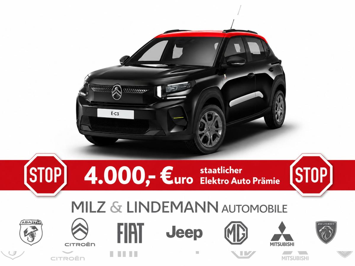 Citroën C3 E-C3 TONIC STANDARD RANGE ELEKTRO /  !! INKL. 4.000,- € Elektro-Prämie als Anzahlung - Privat !! / D Leasing