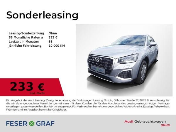 Audi Q2 30 TFSI advanced AHK GRA LED Navi RüKa Sitzh. Leasing