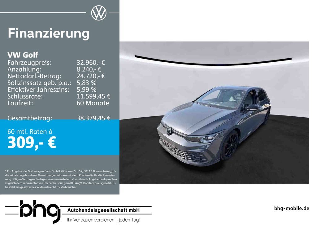 Volkswagen Golf 2.0 TDI DSG GTD #DCC #LEDER #LED #ACC #HARM Leasing