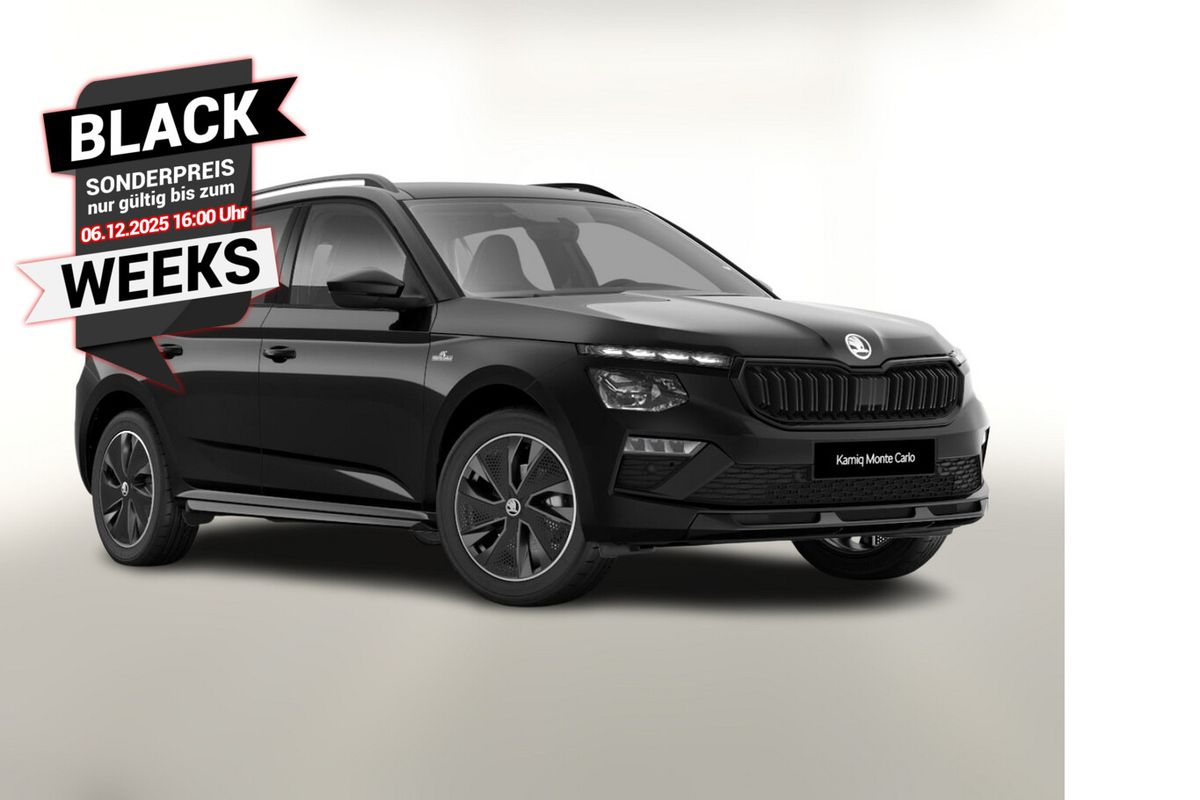 Skoda Kamiq MonteC Pano Matrix ACC Kam SHZ Kessy SunS Auto-Abo privat Auto-Abo