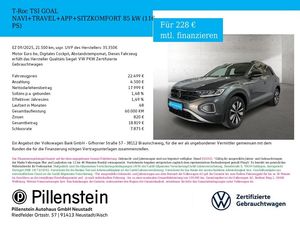 Volkswagen T-Roc TSI GOAL NAVI+TRAVEL+APP+SITZKOMFORT