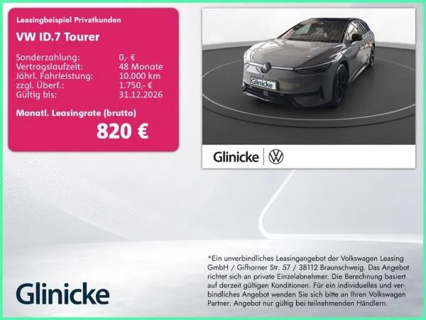 Volkswagen ID.7 Tourer Pro S 86 kWh
