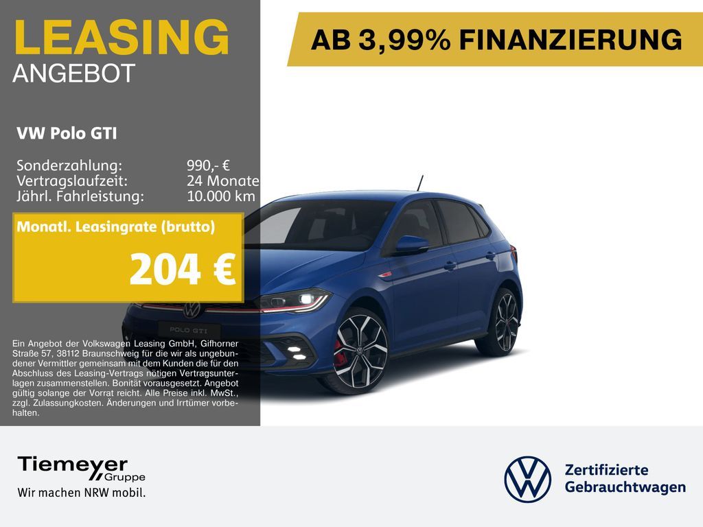 Volkswagen Polo GTI LM18 NAVI KAMERA ACC Leasing