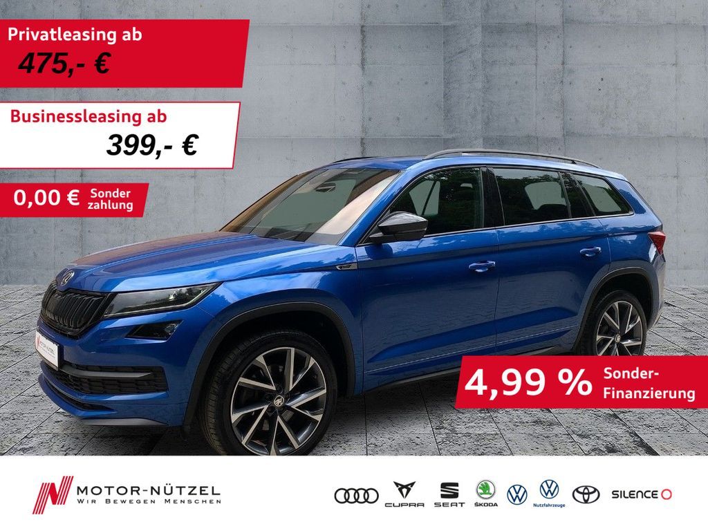 Skoda Kodiaq 2.0 TDI DSG 4x4 SPORTLINE LED+NAVI+PANO Leasing