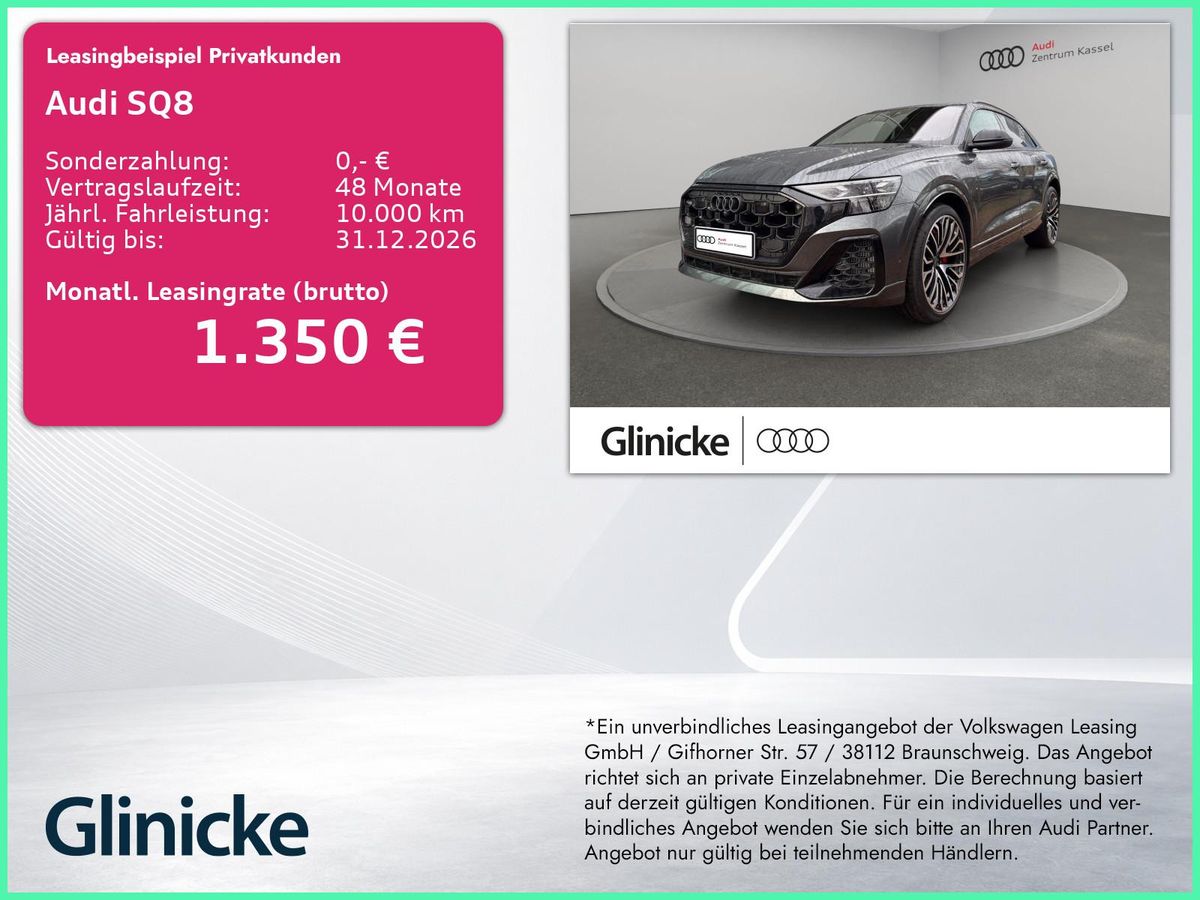 Audi SQ8 SUV TFSI HD Matrix Pano B&O HuD StandHzg. Leasing