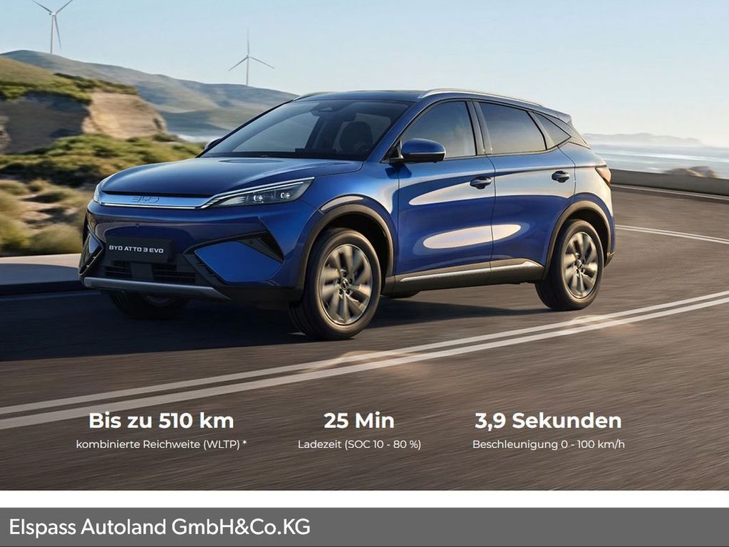 BYD ATTO 3 EVO Design 74,8 kw/h Leasing