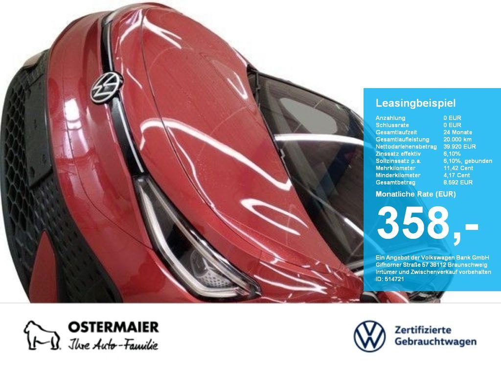 Volkswagen ID.5 PRO 286PS NP.68T ACC.5J-G.WÄRMEPUMPE.AHK.AR Leasing