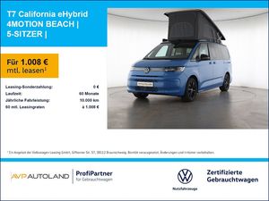 Volkswagen T7 California eHybrid 4MOTION BEACH | 5-SITZER |