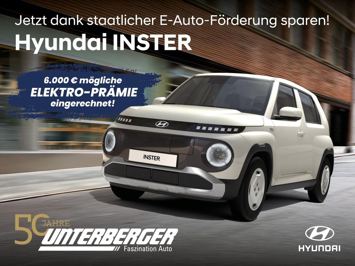 Hyundai INSTER 42 kWh Select inkl. Navi uvm - 6.000,- € mögliche staatliche Förderung bereits eingerechnet! Leasing