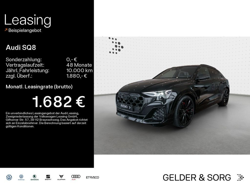 Audi SQ8 SUV TFSI B&O|FWP|PANO|AHK|MATRIX Leasing
