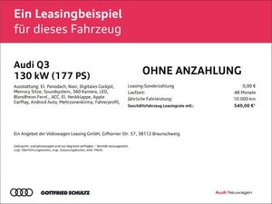 Audi Q3 SUV e-hybrid Pano Techpro LED