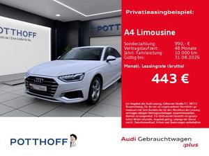 Audi A4 Limousine 40 TDI ADVANCED NAVI KAMERA LED SIT