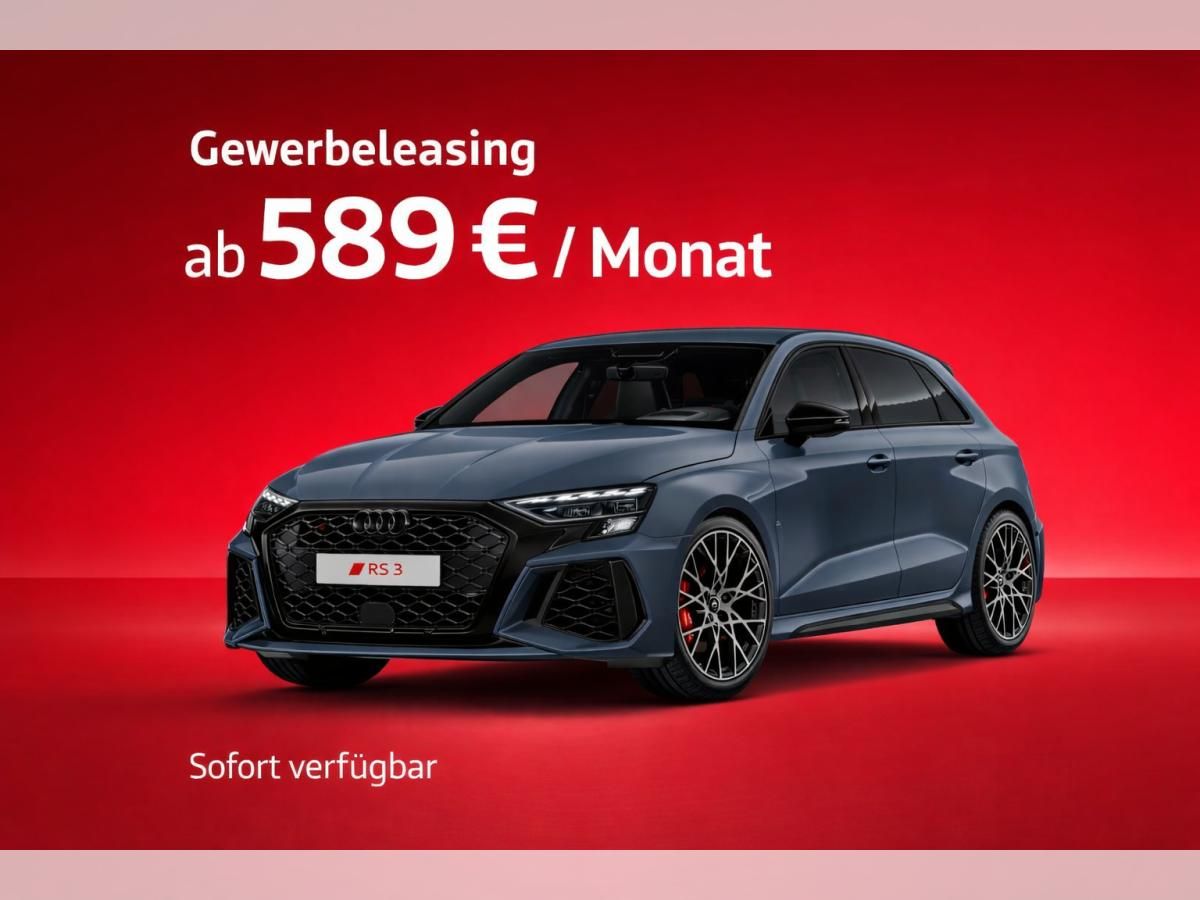 Audi RS3 💥SPORTBACK | 400 PS 5-ZYLINDER 🚀 | VORFÜHRWAGEN SOFORT VERFÜGBAR ✅ | STANDORT BHG BALINGEN 🚙 Leasing