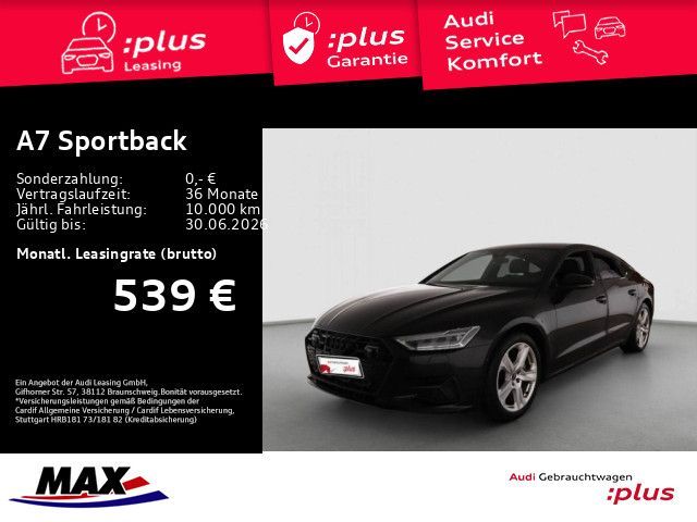 Audi A7 Sportback 50 TFSI e QUATT LED+AHK+OPTIK+HUD++ Leasing