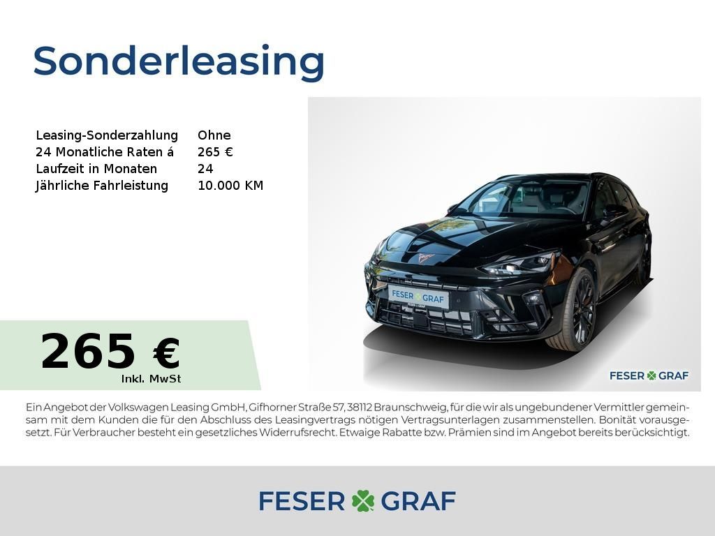 Cupra Leon SP 2.0TSI DSG 4Dr. VZ HDMATRIX/AZV/NAVI/RFK Leasing