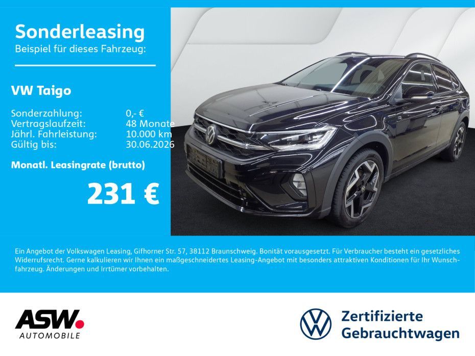 Volkswagen Taigo R-Line 1.5TSI DSG LED Navi RFK ACC SHZ AHK Leasing