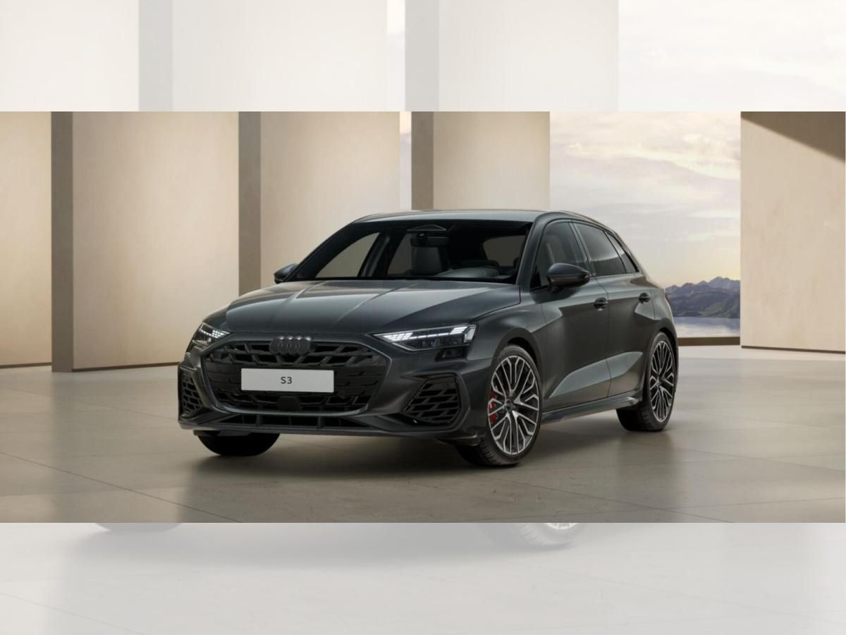 Audi S3 Sportback ⇒ 333PS ⇒Einparkhilfe mit Umgebungsanzeige ⇒ Klimatisierungspaket plus  ⇒ Optikpaket schwa Leasing