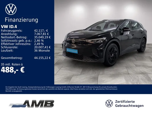 Volkswagen ID.4 Pro 82kWh/AHK/LED/Navi/Wärmepumpe/03.31Gara