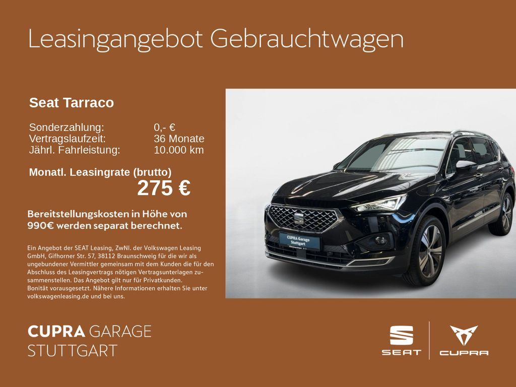 Seat Tarraco 1.5 TSI ACT Xcellence DSG 110 kW Leasing
