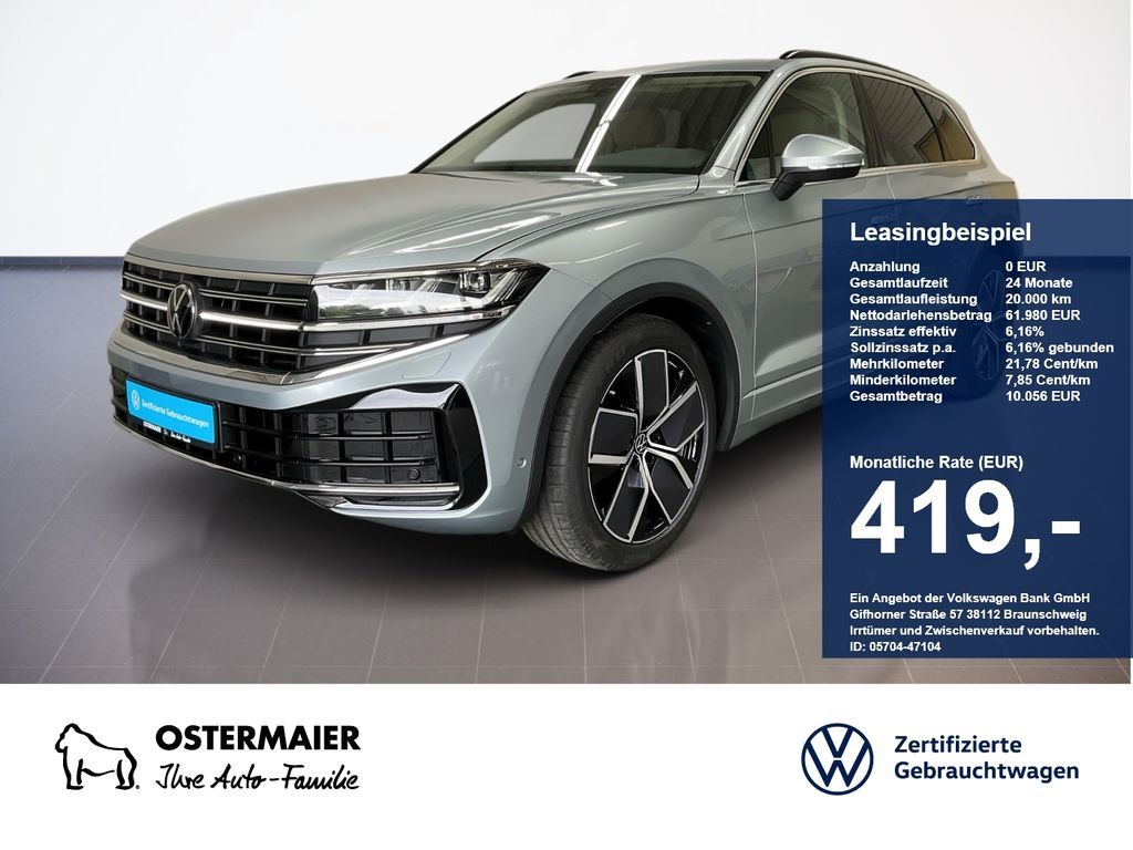 Volkswagen Touareg ELEGANCE 3.0TDI 286PS NP.107T AHK.STDHZG Leasing
