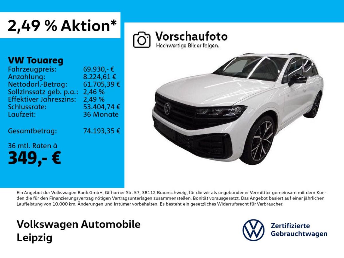 Volkswagen Touareg 3.0 TDI R-Line 4Motion *Black Style*AHK*/WINTERRÄDER INKL./ ANSCHLUSSGARANTIE Leasing