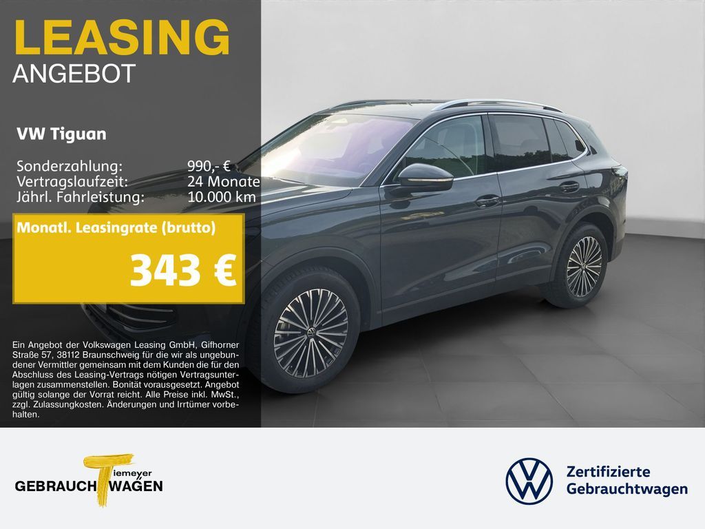 Volkswagen Tiguan 2.0 TDI DSG ELEGANCE ST.HEIZ LEDER DCC AH Leasing